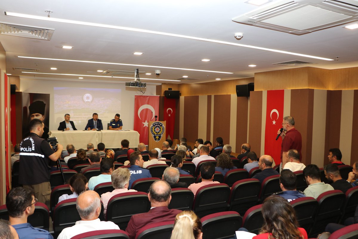 İlçe Emniyet Müdürlüğünde Huzur Toplantısı Yapıldı